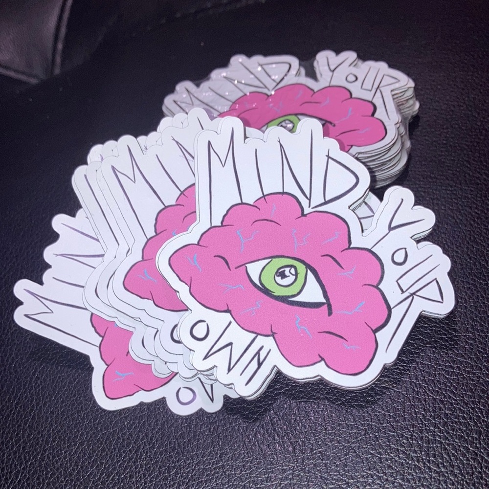 Mind Your Own - Third Eye Mind Magnet for Car or Fridge
